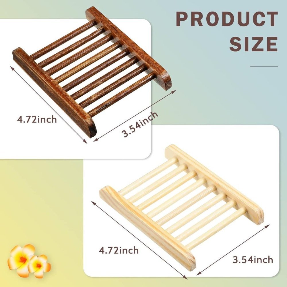 Bamboo Wooden Soap Tray - Image 3